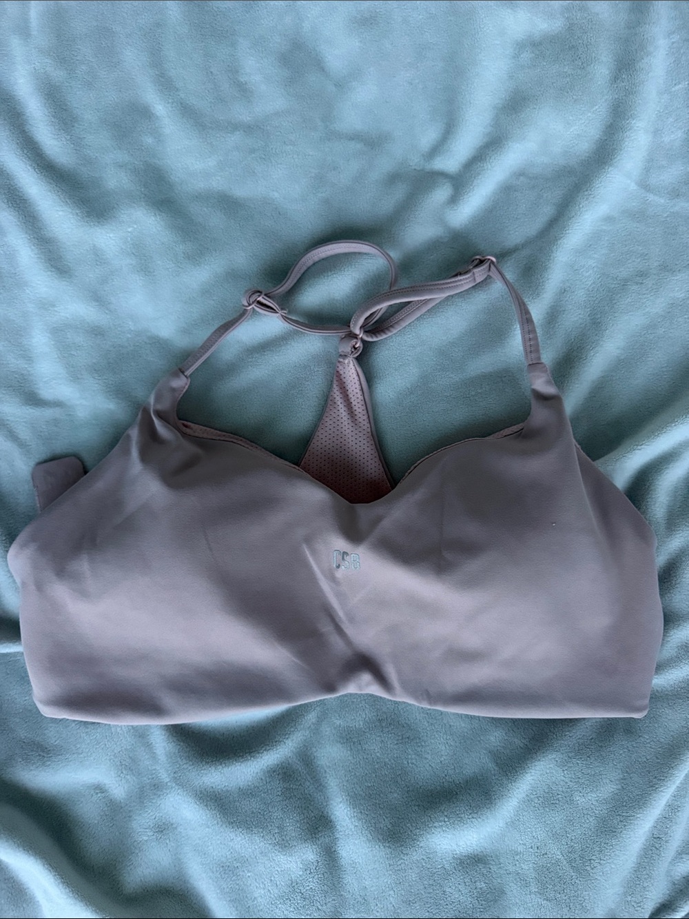 Lightweight Wireless Sports Bra in Mauve Gray